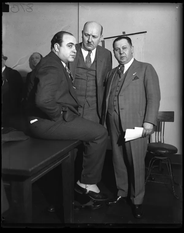 Capone in court