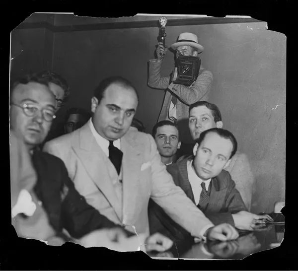 Capone in court