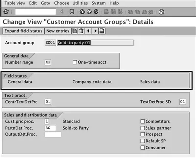 Figure 1 > Figure 1  Account Group Details Screen