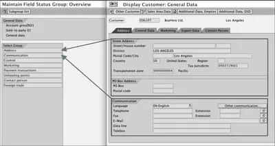  Figure 2 > Figure 2 Organization of the Field Status Groups