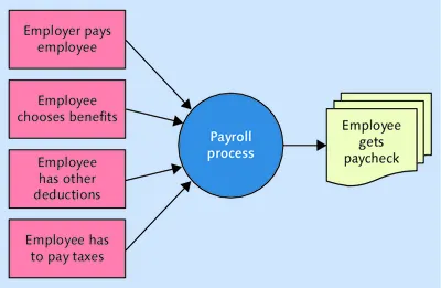 Figure 1.1 The US Payroll Process—Simple Representation