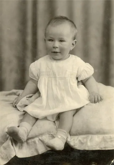 Figure 2 Peter Cook as an infant.