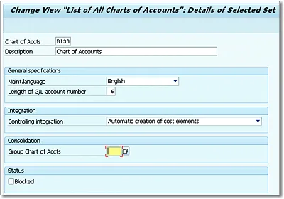 Creating a Chart of Accounts