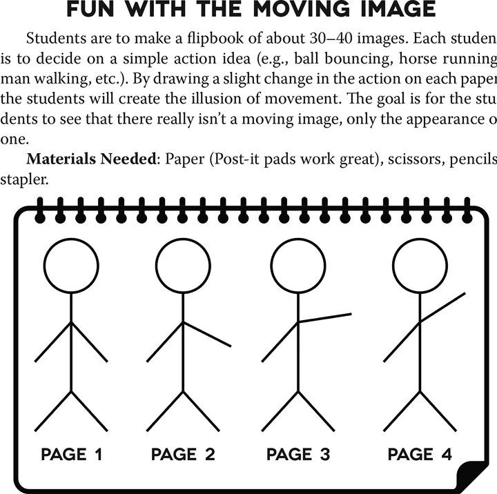 FIGURE 1.2. SAMPLE MOVING IMAGE EXERCISE.
