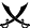 logotipo de batalla, dos espadas