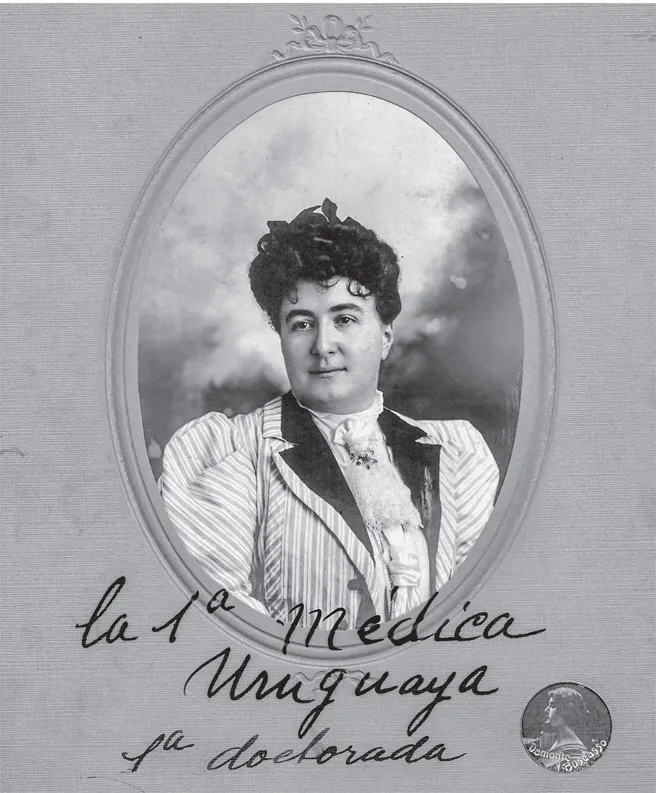 FIGURA 1. Paulina Luisi, “la 1a médica uruguaya, 1a doctorada”, fecha desconocida. Cortesía de la Biblioteca Nacional de Uruguay, Montevideo, Uruguay, Colección Paulina Luisi, iconografía.