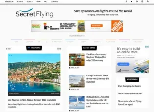 SecretFlying deals passive income site