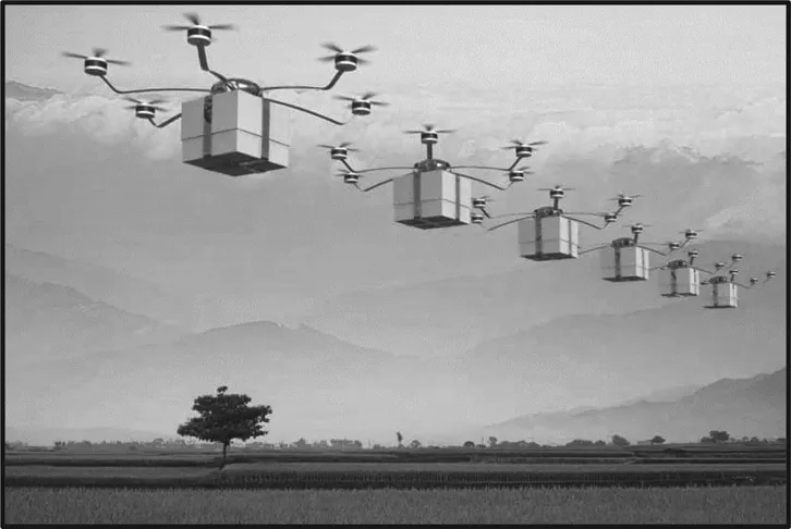 FIGURE 1.3 Drones technology.