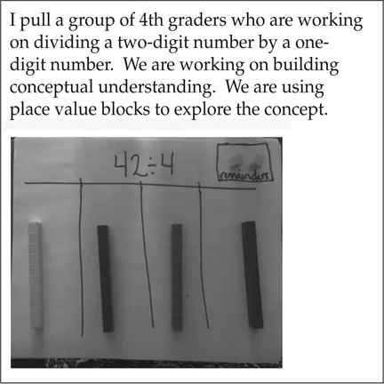 Figure 1.1 Guided Math Example 1