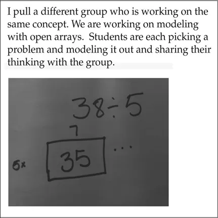 Figure 1.2 Guided Math Example 2