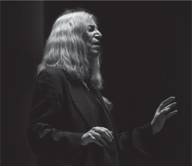 8. Patti Smith (singer and writer) in concert in Just Buffalo’s BABEL series. Buffalo, 2015.