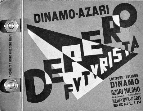 31. Depero Futurista (“Libro imbullonato”), Azari, Milano, 1927.