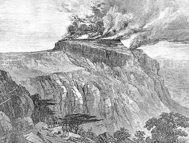 La spedizione d’Abissinia: distruzione di Magdala («Illustrated London News, 13 giugno 1868).