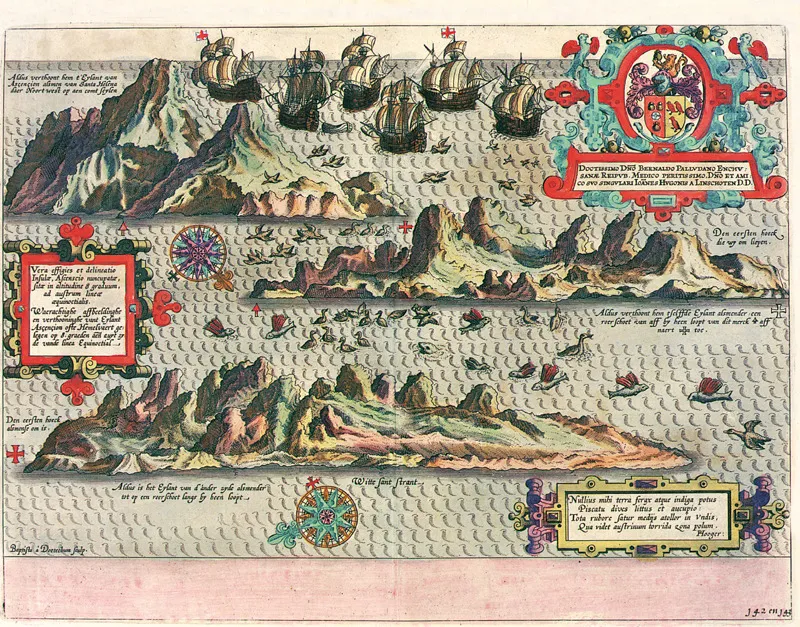 Una mappa delle Indie Occidentali (1590 ca).