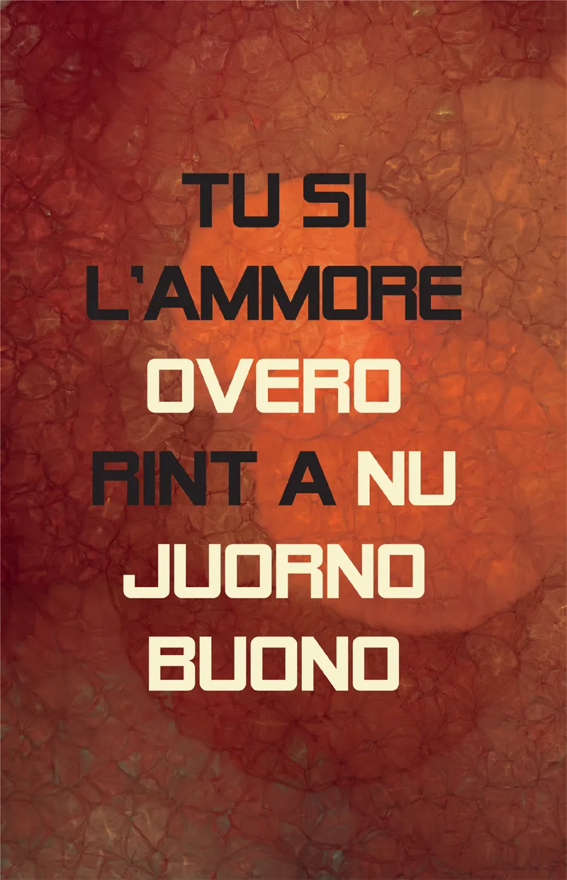 TU SI L’AMMORE OVERO RINT A NU JUORNO BUONO