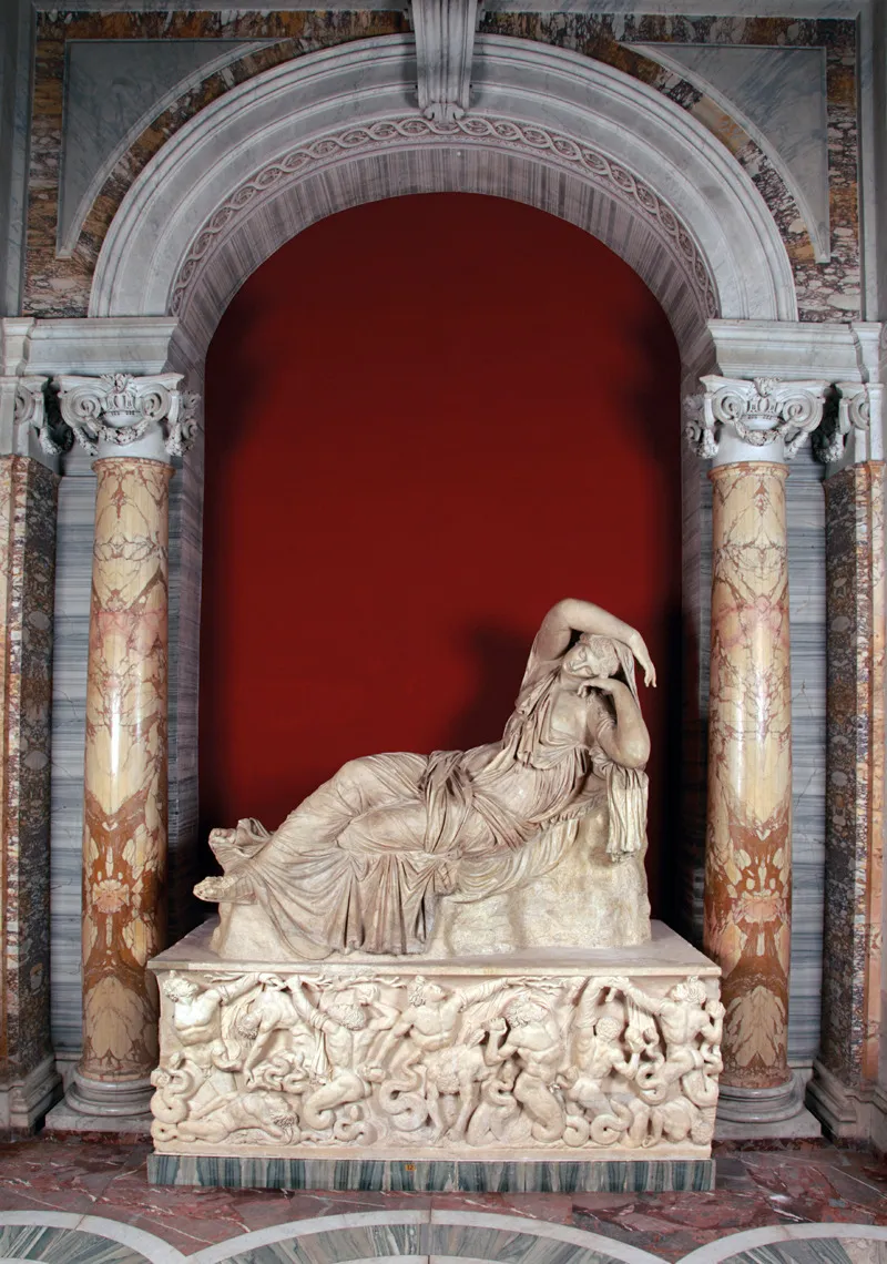 Arianna addormentata, copia di età romana da originale ellenistico, II secolo d.C. 