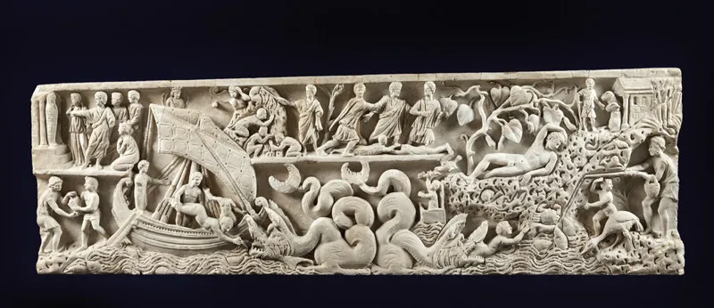 Sarcofago di Giona, 300 d.C. circa. 