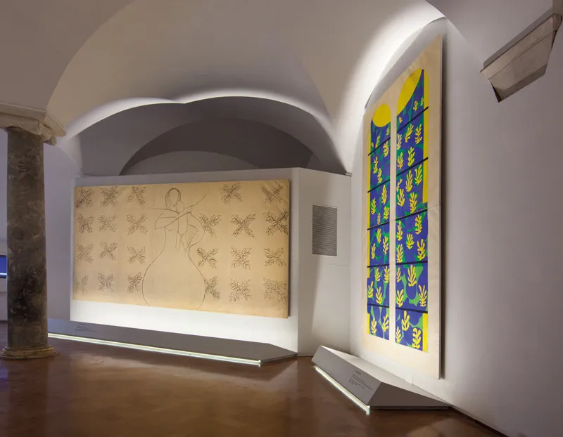 Henri Matisse, progetti per la Cappella del Rosario di Vence, 1948-49.  (© Succession H. Matisse, by SIAE 2014) 