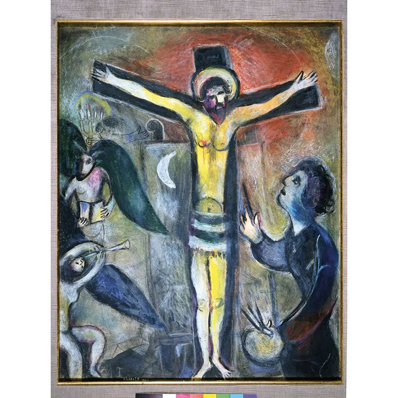 Marc Chagall, Cristo e il pittore, 1951. (© Chagall ®, by SIAE 2014) 