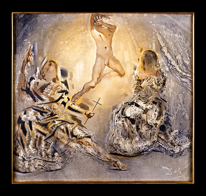 Salvador Dalí, dipinto preparatorio della grande tela dedicata al Concilio Ecumenico, 1960. (© Salvador Dalí, Gala-Salvador Dalí Foundation, by SIAE 2014) 