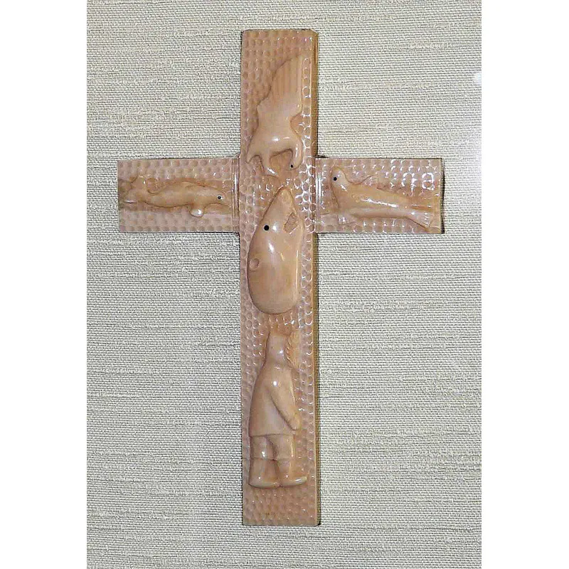 Crocifisso degli eschimesi inuit, XX secolo. 