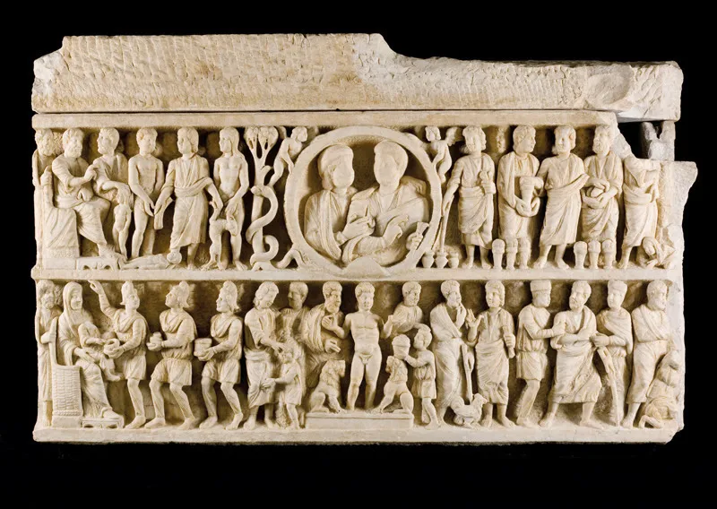 Sarcofago dei due Testamenti, 340 d.C. 