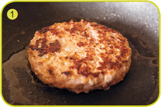 Cheeseburger con insalata e barbabietola