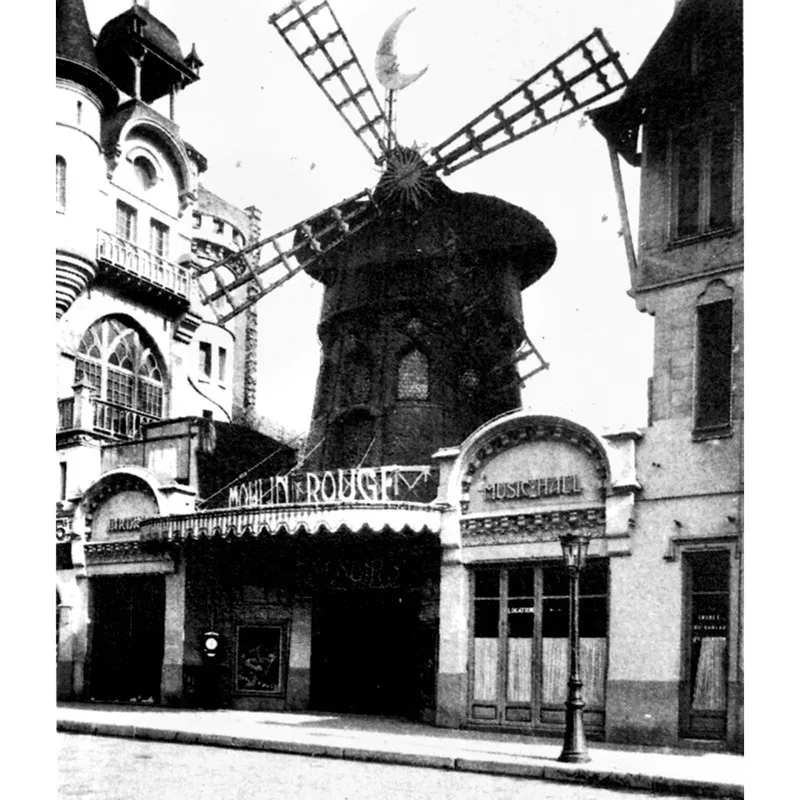 Il Moulin Rouge nel 1921. Parigi, Bibliothèque Nationale (Foto © Mondadori Portfolio/Bridgeman Images)