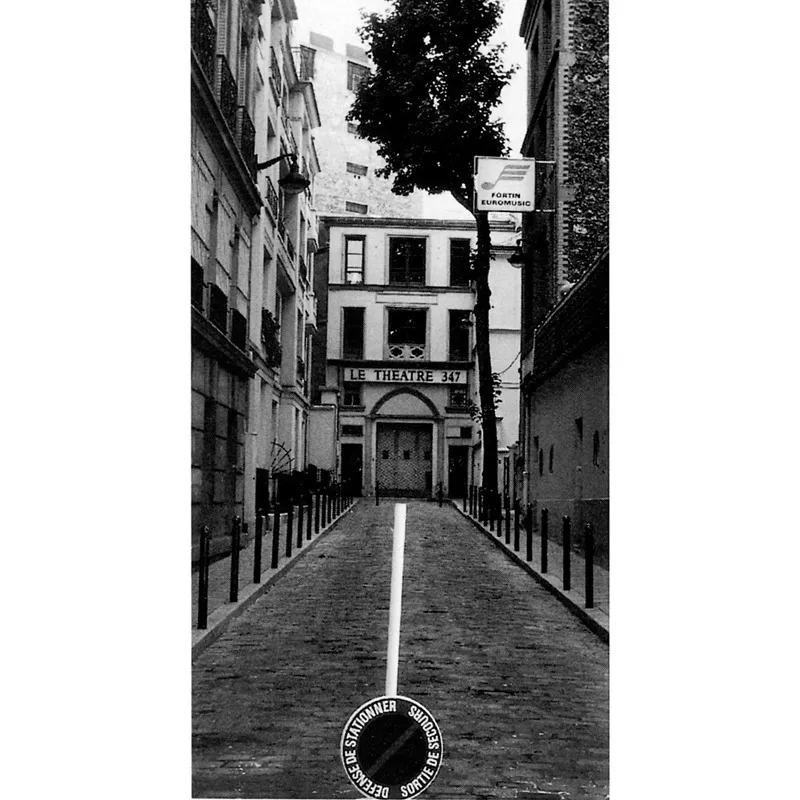 Il vicolo cieco di rue Chaptal, già sede del teatro del Grand-Guignol.