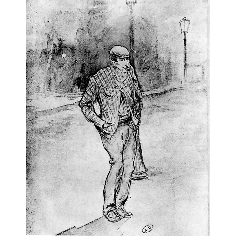 Lapierre, Un «souteneur» (ca. 1890). Parigi, Musée des Arts Décoratifs