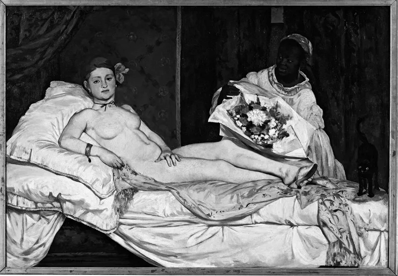 Edouard Manet, Olympia (1863). Parigi, Musée d’Orsay (Foto © Mondadori Portfolio/Electa/Laurent Lecat)