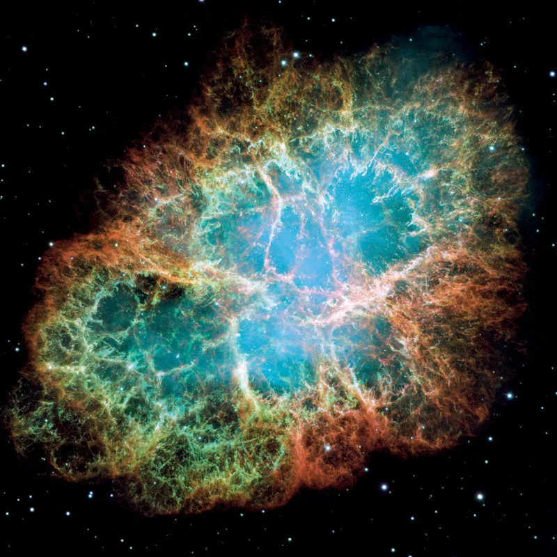 IMMAGINE 20 Un’immagine ottica della nebulosa del Granchio; è ciò che resta dell’esplosione della supernova SN1054.