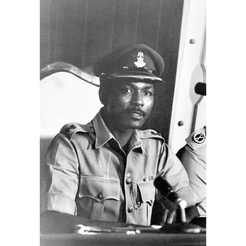 Il colonnello Yakubu Gowon, un cristiano del Nord, era il capo di Stato fantoccio.