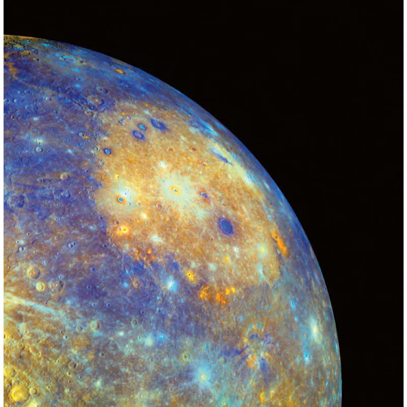 Crateri su Mercurio. © JNASA/JHU-APL/ASU/CARNEGIE INSTITUTION OF WASHINGTON/SCIENCE PHOTO LIBRARY