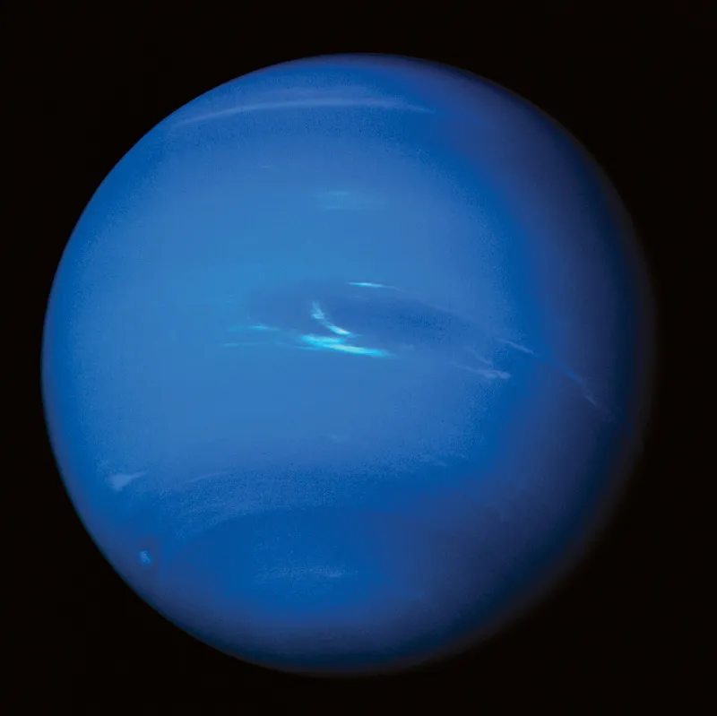 Immagine di Nettuno scattata da Voyager 2. © JPL/NASA/SCIENCE PHOTO LIBRARY