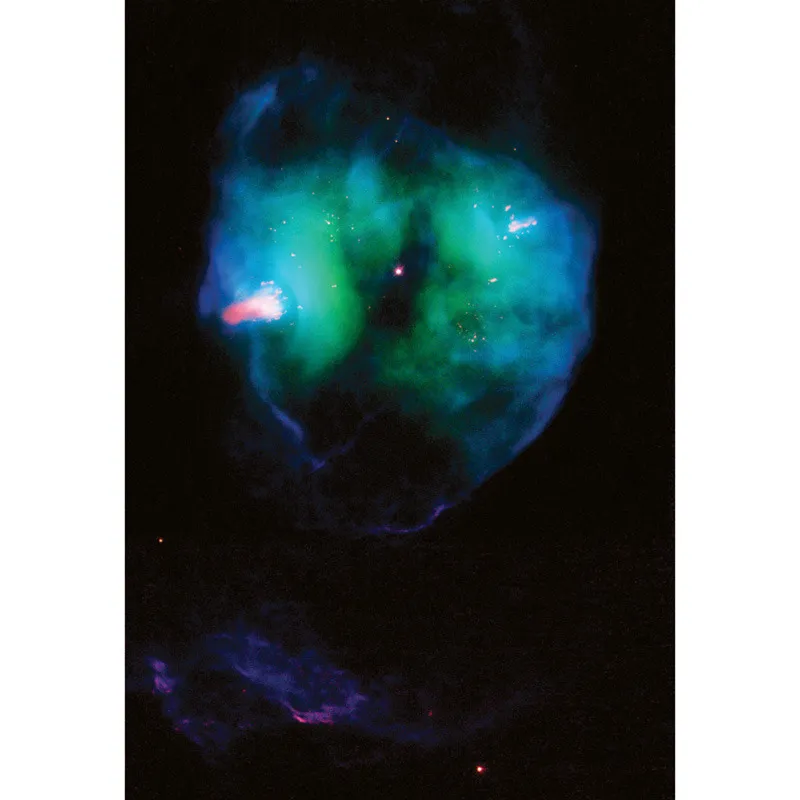 Immagine HST di una nebulosa planetaria: una serie di getti di gas espulsi da una stella morente. © NASA/ESA/STSCI/AURA/SCIENCE PHOTO LIBRARY