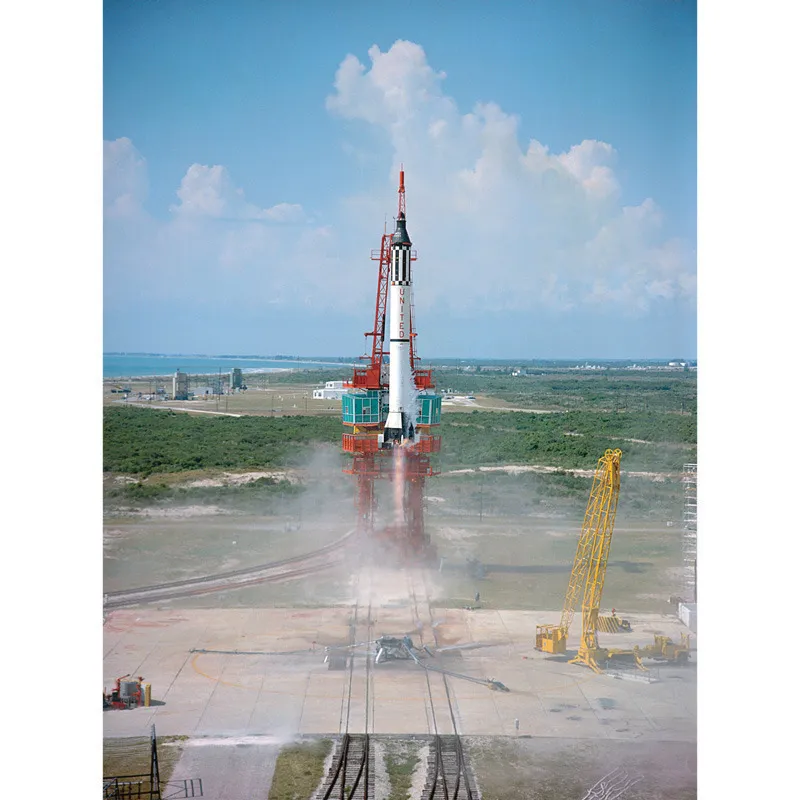 Maggio 1961: il primo lancio statunitense con esseri umani a bordo. © NASA/SCIENCE PHOTO LIBRARY