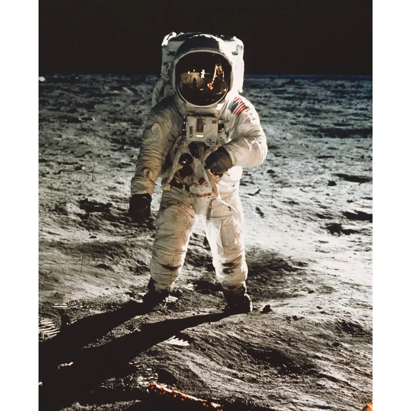 Buzz Aldrin, astronauta dell’Apollo 11, cammina sulla Luna. © NASA/SCIENCE PHOTO LIBRARY