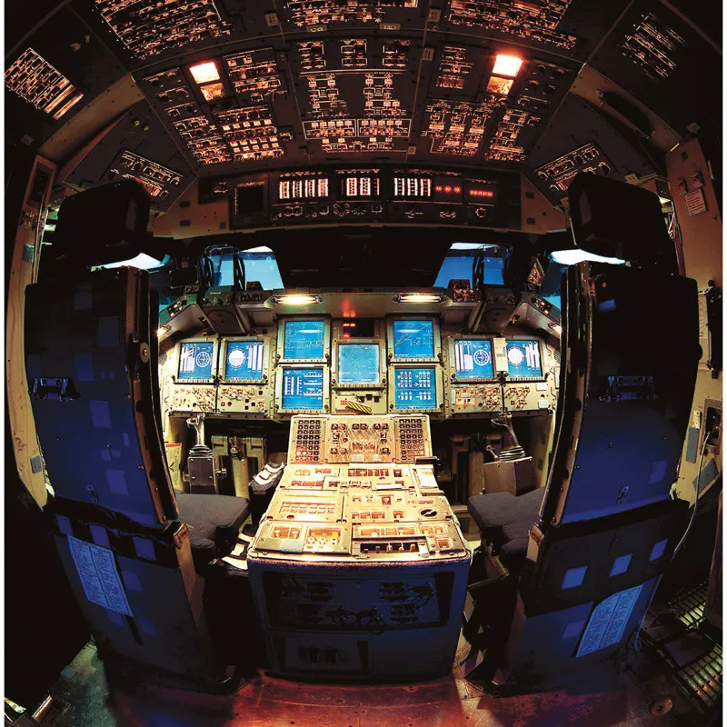 Simulatore della cabina di pilotaggio dello Space Shuttle, 1999. © NASA/SCIENCE PHOTO LIBRARY