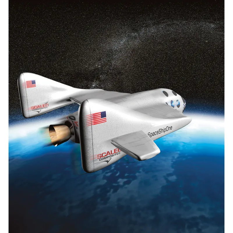 Immagine elaborata al computer della SpaceShipOne, una navetta spaziale privata lanciata con successo nel giugno 2004. © CHRISTIAN DARKIN/SCIENCE PHOTO LIBRARY