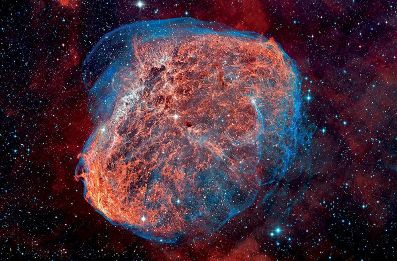 La Nebulosa Crescente. © Daniel López, IAC.