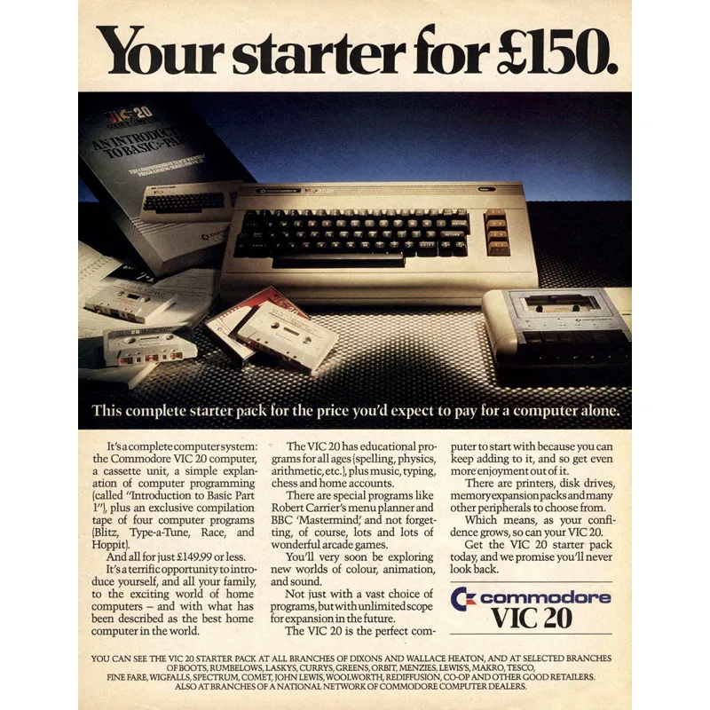 Vecchi modelli di computer Image Courtesy of The Advertising Archives