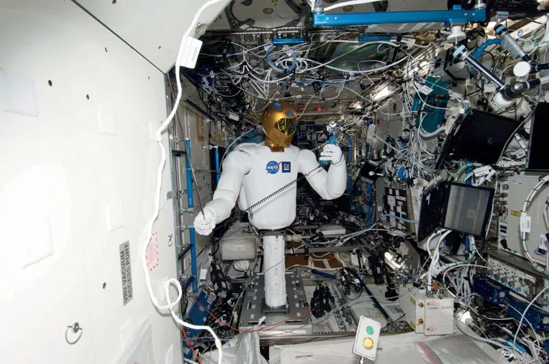 Il Robonaut a bordo della Stazione Spaziale Internazionale. NASA