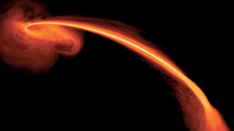 Un buco nero inghiotte una stella, maggio 2012. NASA, S. Gezari (JHU) and J. Guillochon (UC Santa Cruz)