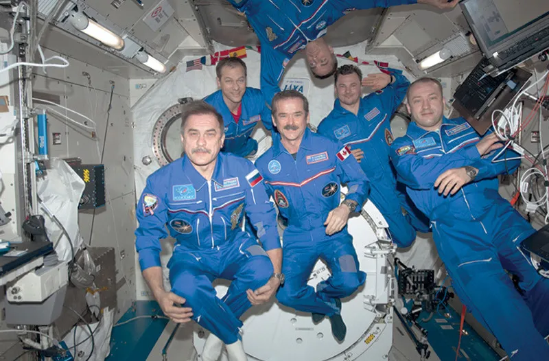 Membri dell’equipaggio dell’Expedition 35 (Spedizione 35). NASA