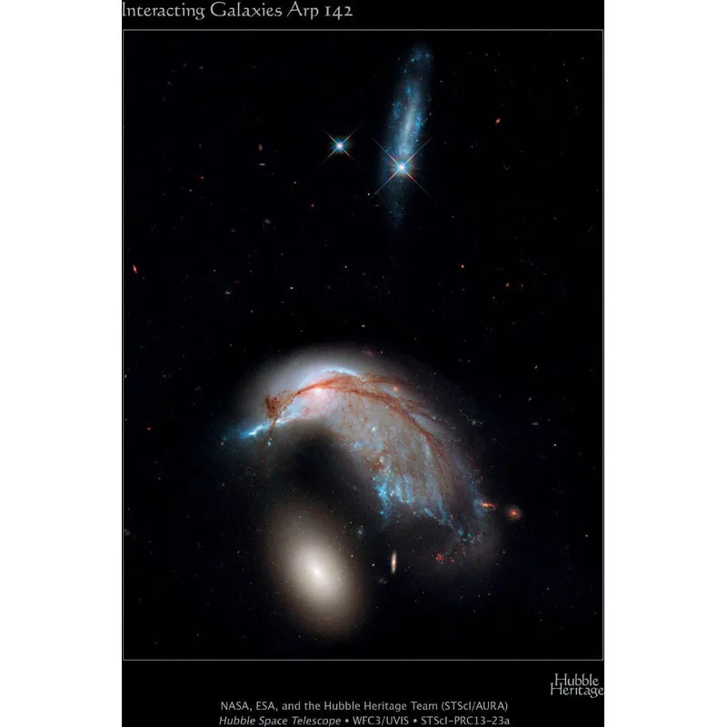 Una collisione, 20 giugno 2013. NASA, ESA and the Hubble Heritage Team (STScl/AURA)