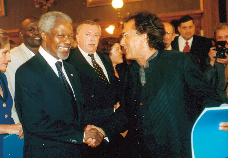 1998, il mio primo incontro con Kofi Annan. (© Archivio ONU)