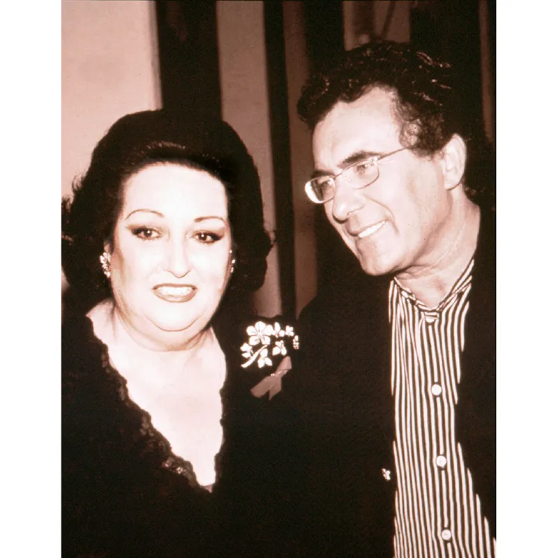 Monaco di Baviera, 1994, io con il celeberrimo soprano Montserrat Caballé. (© Archivio Al Bano Carrisi Production)