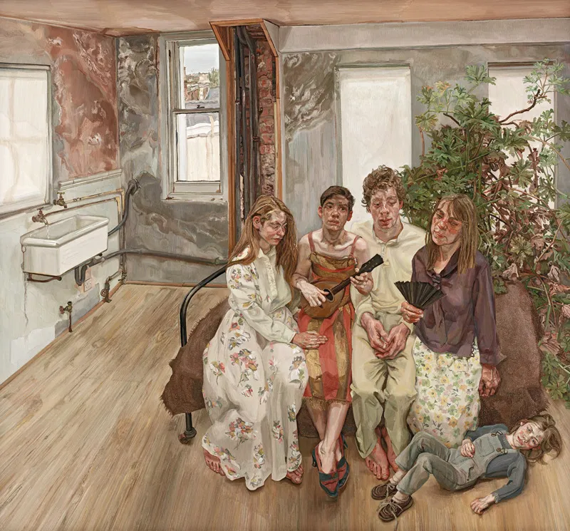 40. Large Interior, W11 (after Watteau), 1981-1983.