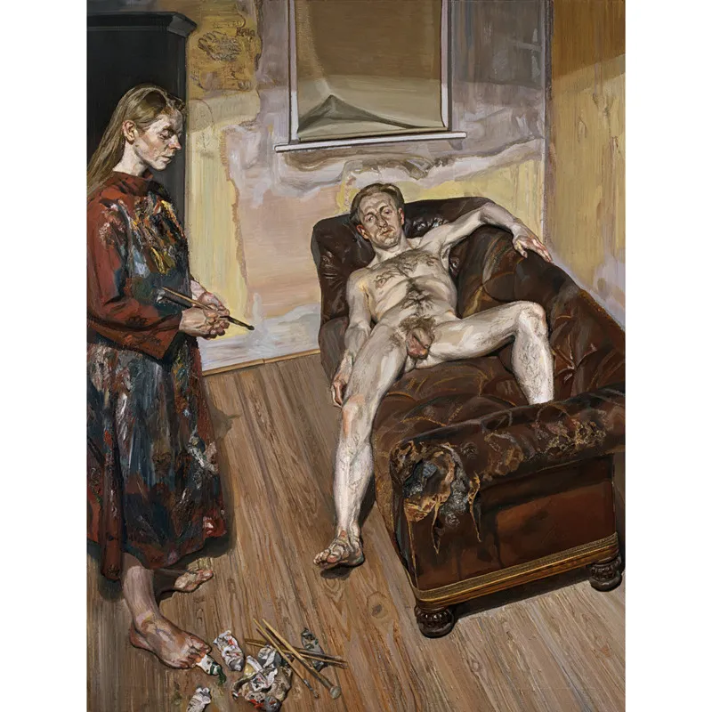 31. Painter and Model, 1986-1987.